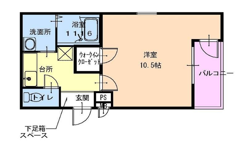 フジパレス今川ＥＡＳＴの間取り