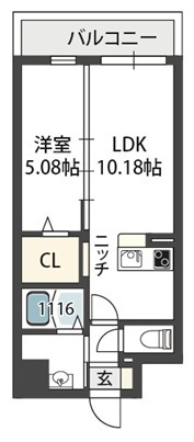 グランパシフィック花園innovationの間取り