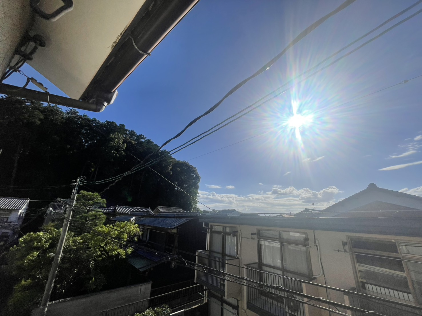 北白川仕伏町貸家の展望