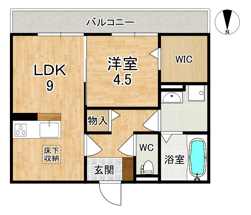 シュエットの間取り