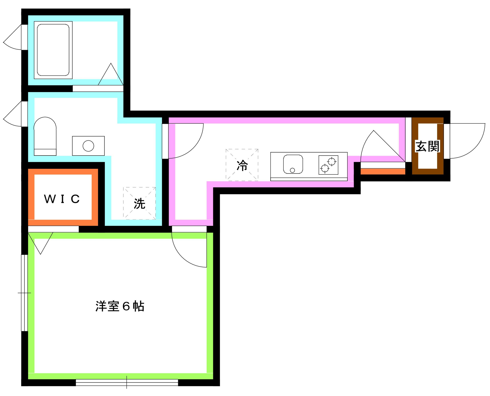 武蔵野市吉祥寺本町４丁目のアパートの間取り