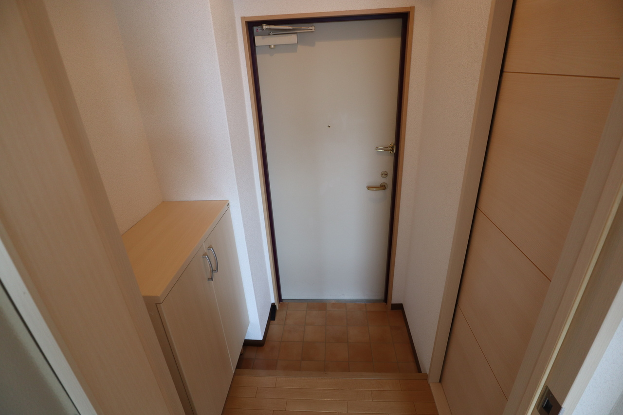 天理市田井庄町の賃貸マンションの玄関