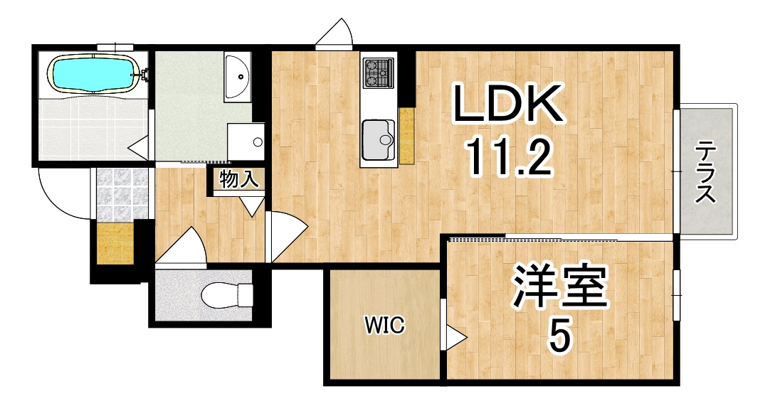 フォレスト二上の間取り
