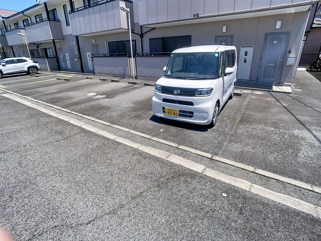 グリーンシティの駐車場