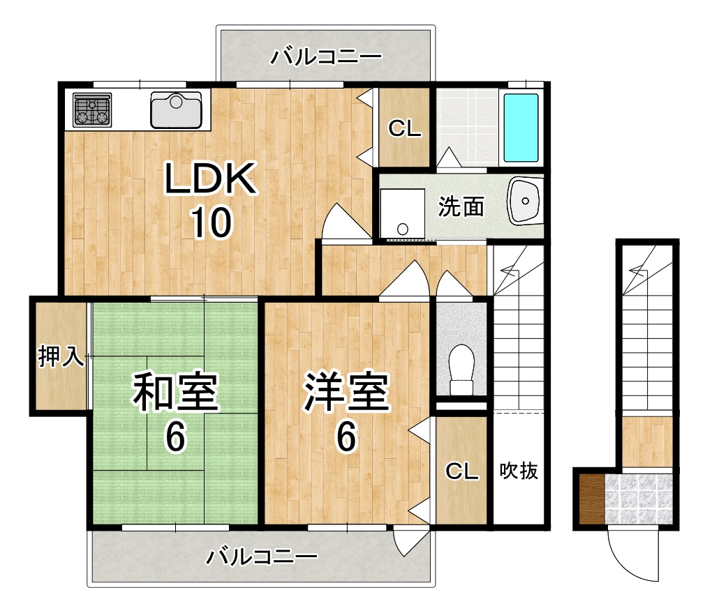 グリーンシティの間取り