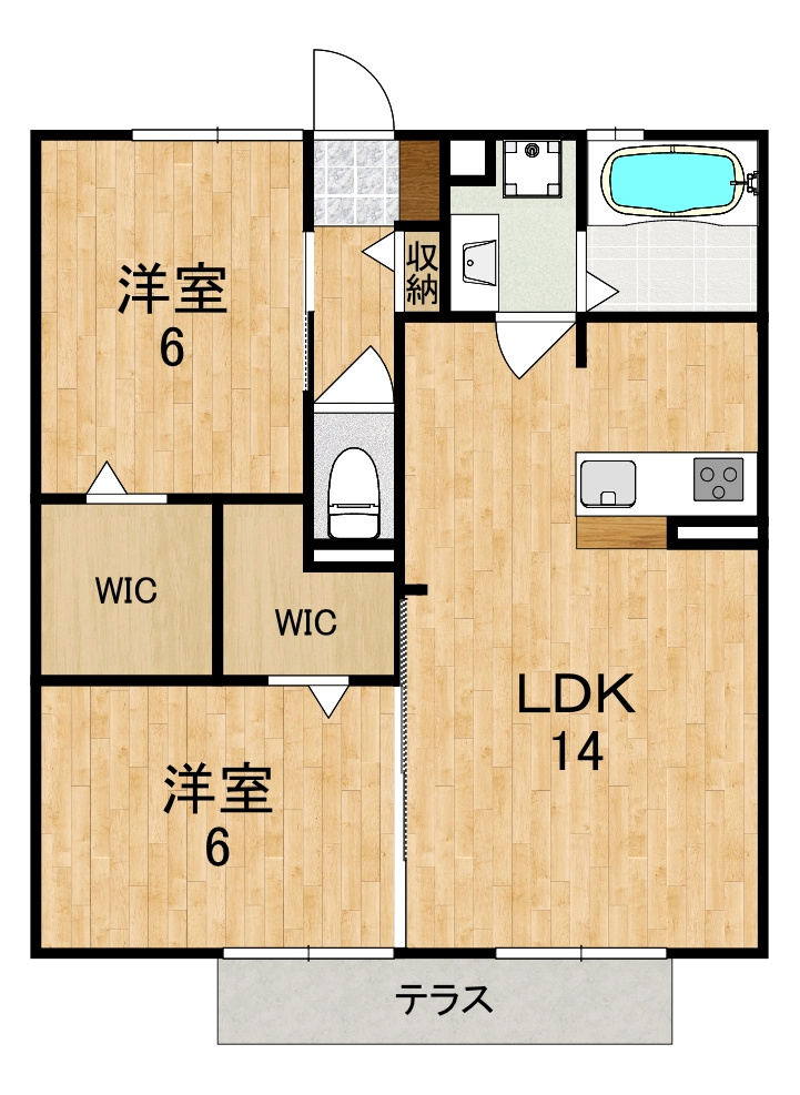 シェソワの間取り
