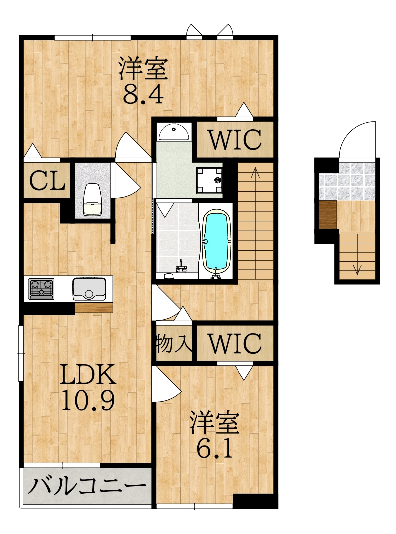 フォルシュⅡの間取り