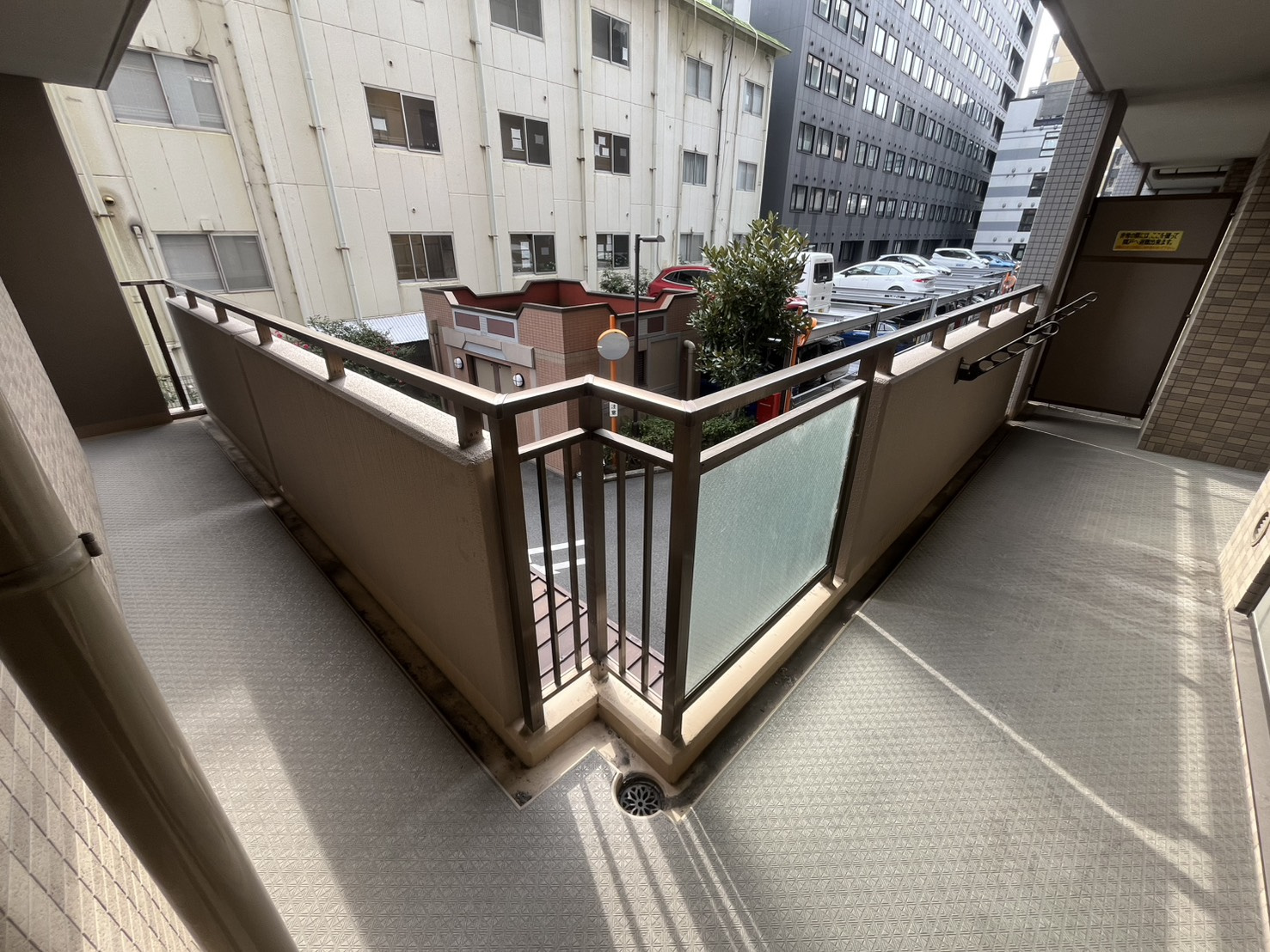 パデシオン京都駅前のバルコニー