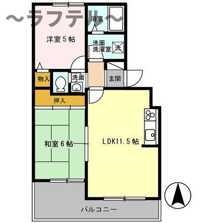 トリヴァンベール小手指の間取り