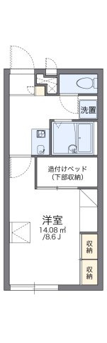 レオパレス伏見Ⅰの間取り