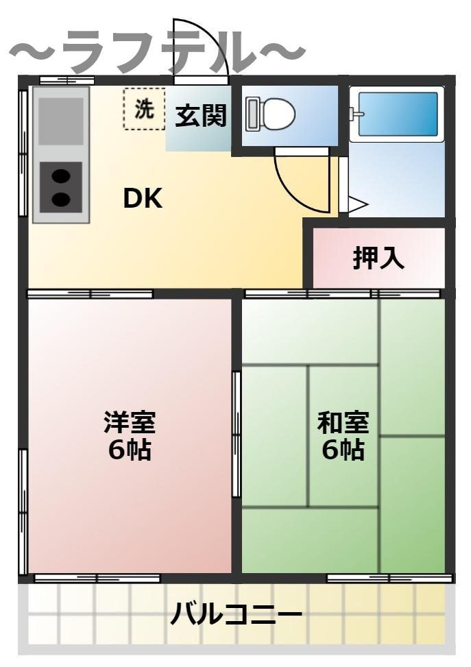 めぐみコーポの間取り