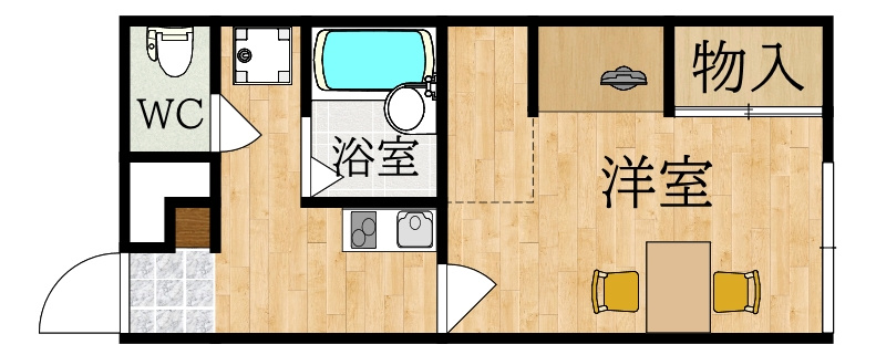 レオパレスＳＡＷＡＨの間取り