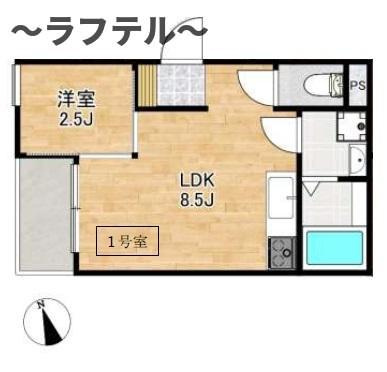 所沢市旭町のアパートの間取り