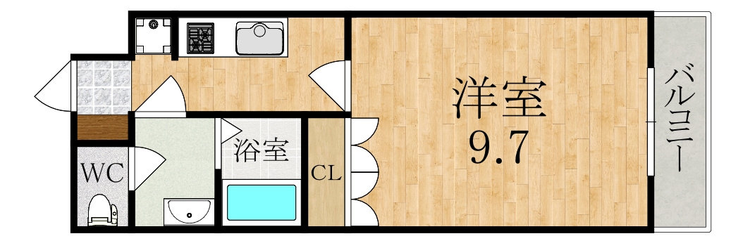 プランドール大和の間取り