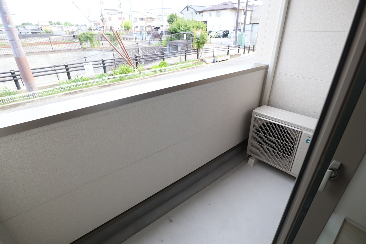 ジーメゾン大和郡山カシータのバルコニー