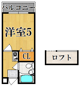 プレアール東生駒の間取り