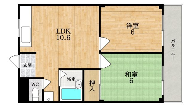 中村ハイツの間取り