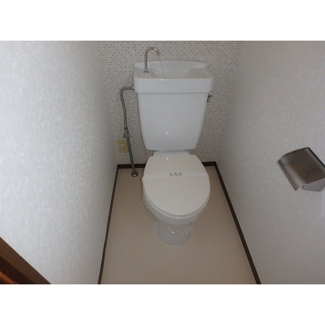 グランカーサA棟のトイレ|落ち着いた色調のトイレです