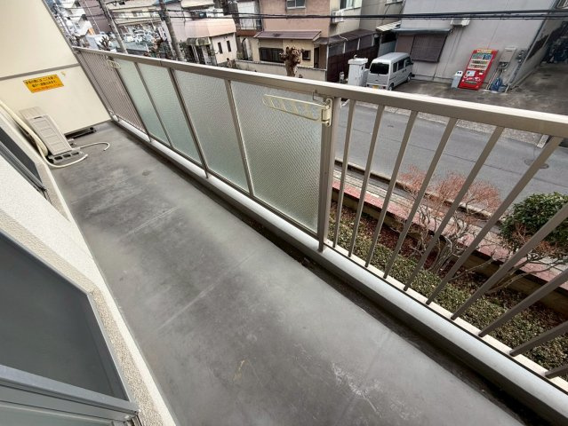 南京終マンションA棟のバルコニー