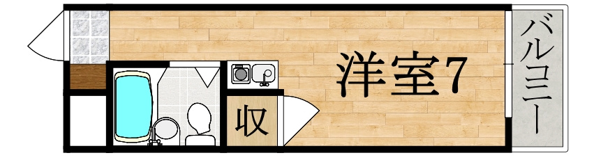 神殿マンション３号館の間取り