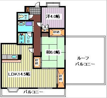 エヌエフ中浦和の間取り