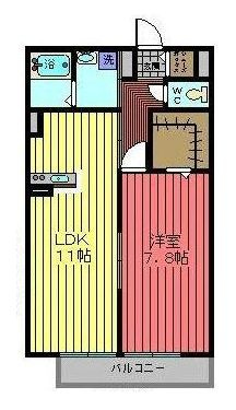サンハイムテスタⅡの間取り