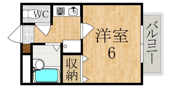ラポール田井庄Ａ棟の間取り