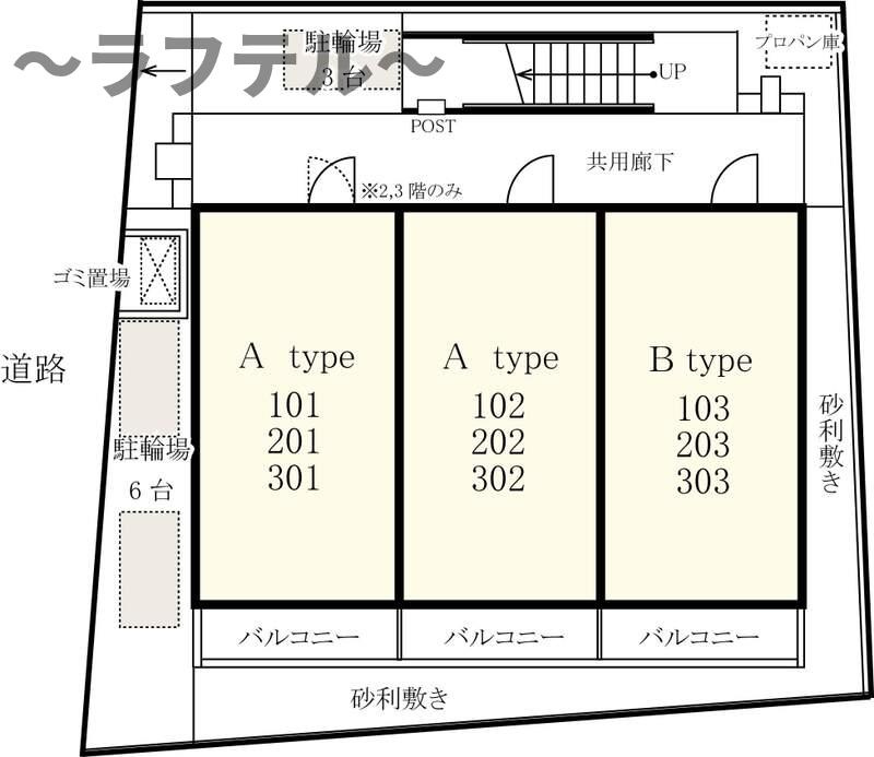 リブリ・Ｃｌｉｍｂ　Ｈｅａｒｔの区画図