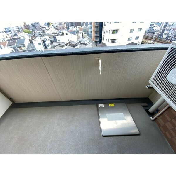 CITY　SPIRE美章園のバルコニー
