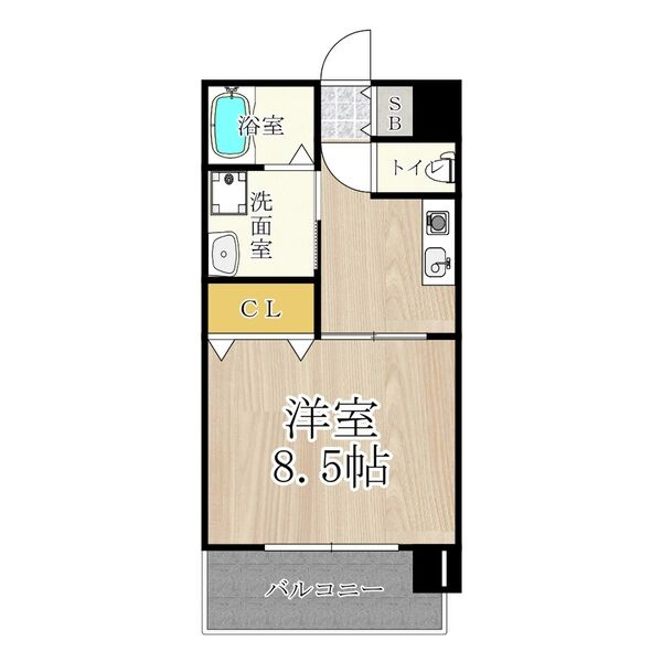 CITY　SPIRE美章園の間取り