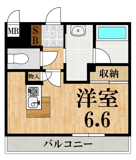 ノーブル参番館の間取り