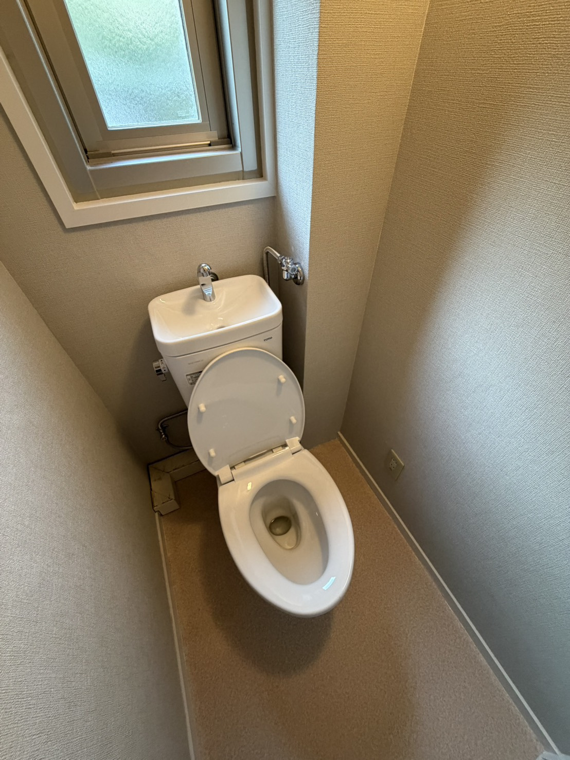 渦ヶ森コーポ7号館のトイレ|ゆったりとした空間のトイレです