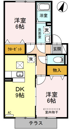 エスペーロドルチェの間取り