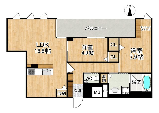 ラヴィーナ奈良の間取り