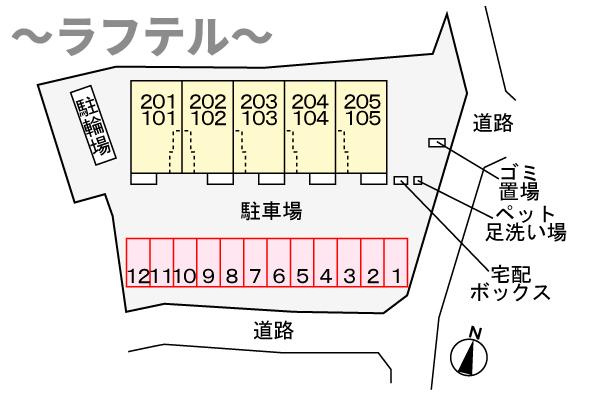 ブリーズガーデンの区画図