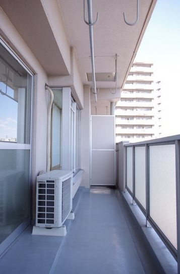 西川口朝日マンションのバルコニー