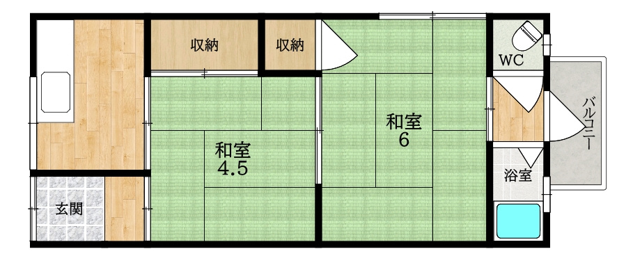 清楽荘（セイラクソウ）の間取り