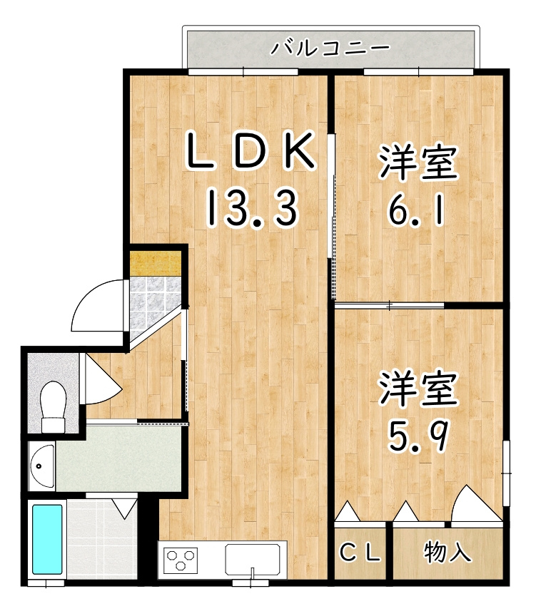リモーネＡの間取り