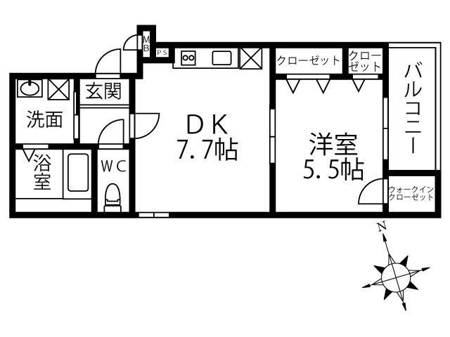 フジパレス阪南町Ⅰ番館 の間取り