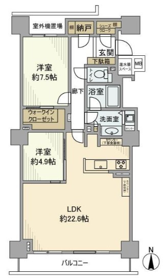 ニューシティ東戸塚タワーズシティBeタワーの間取り