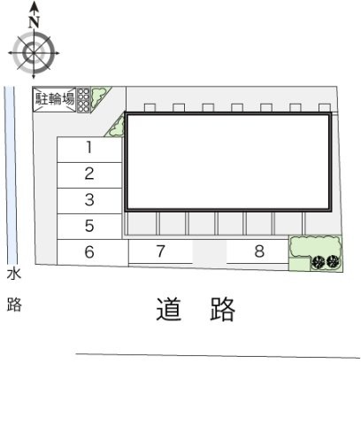 レオパレス翔（ショウ）の区画図