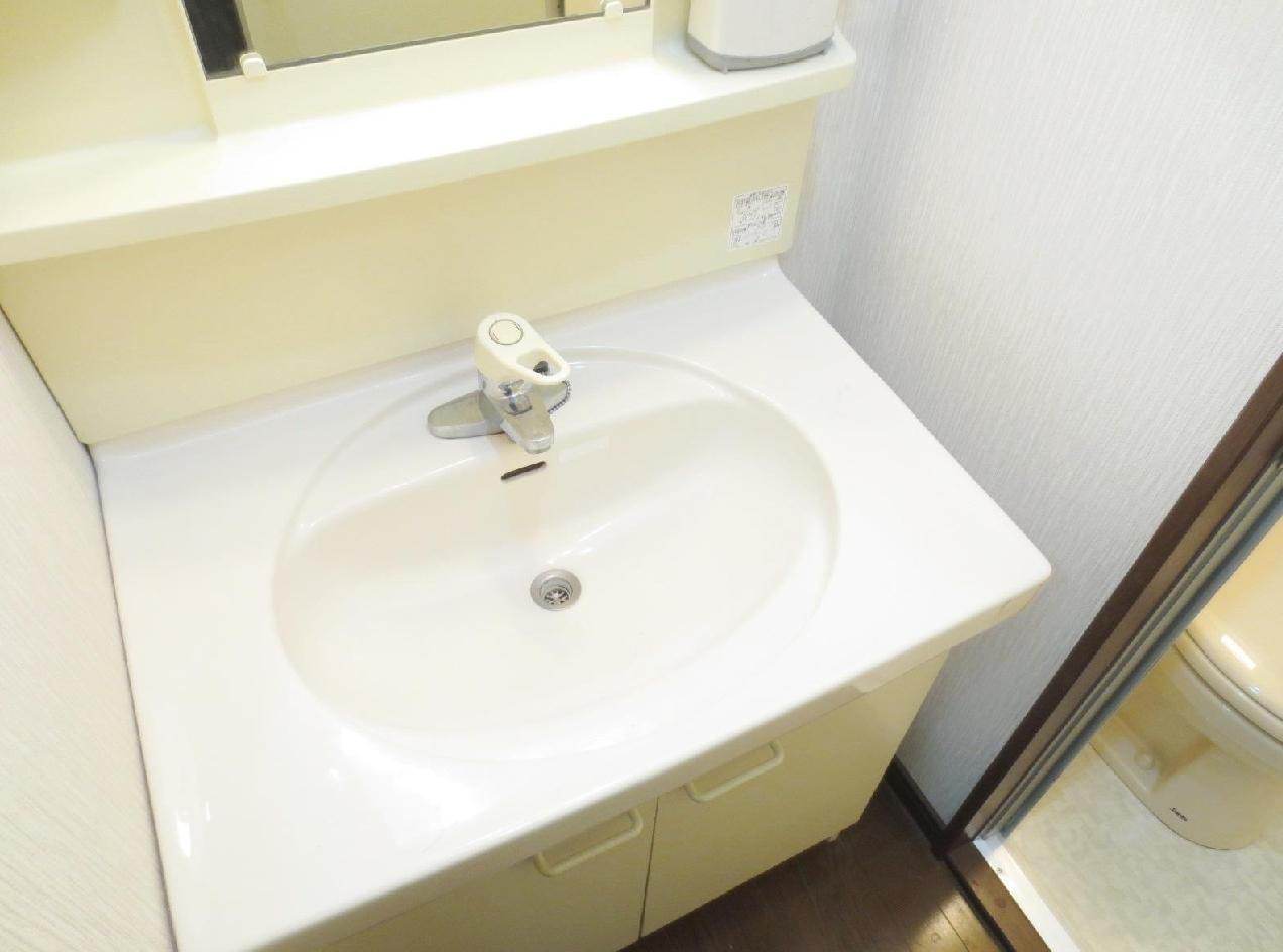 カオルハイツ1の洗面所|別号室の参考写真です。