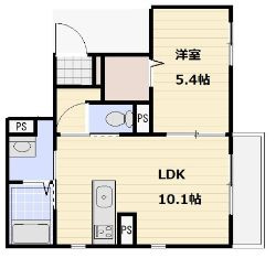 ラフィーネ奥池の間取り