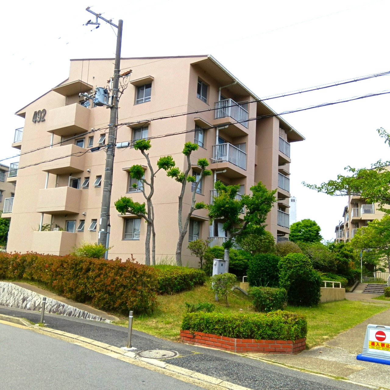 中落合第2住宅　492号棟の外観|外観もきれいです