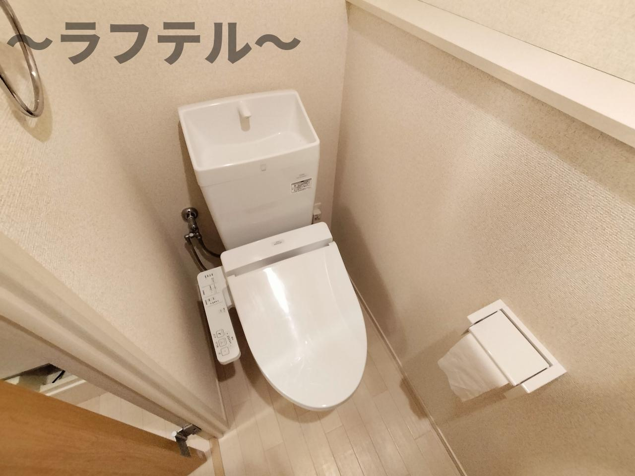 所沢市大字上安松のアパートのトイレ|別号室イメージ