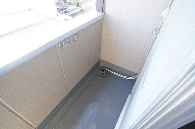 新大マンションのバルコニー