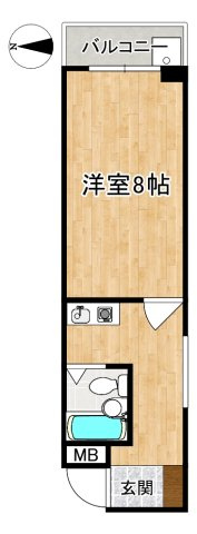 新大マンションの間取り