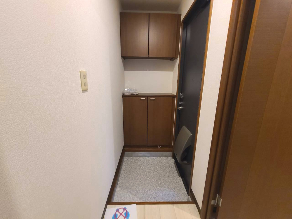 リヴィエール西大寺の玄関
