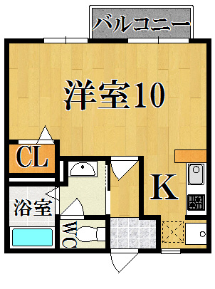 シャーメゾンの間取り
