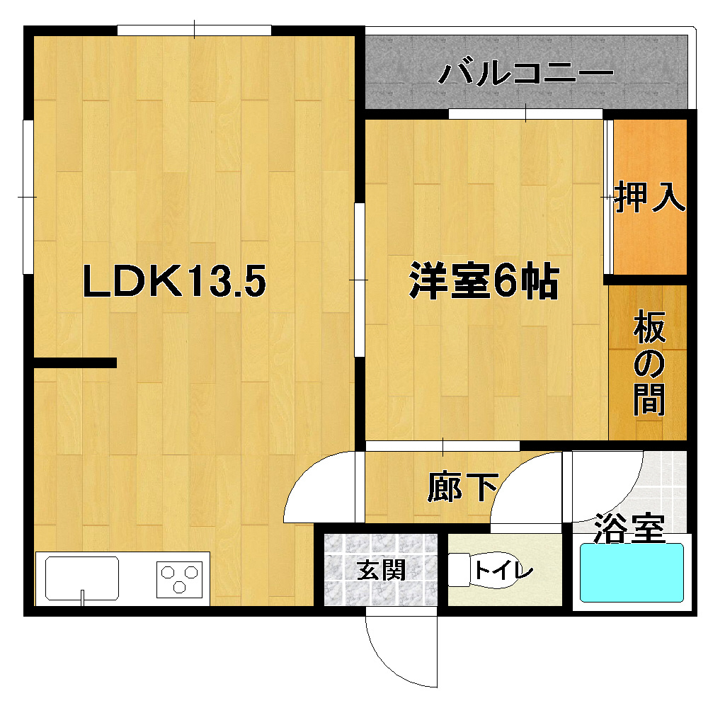 プティットメゾンの間取り